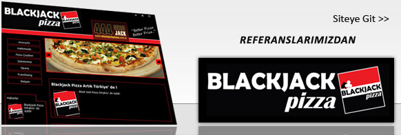 Black Jack Pizza Web Tasarım Projesi