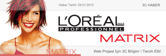 Loreal Matrix Web Tasarım Projesi